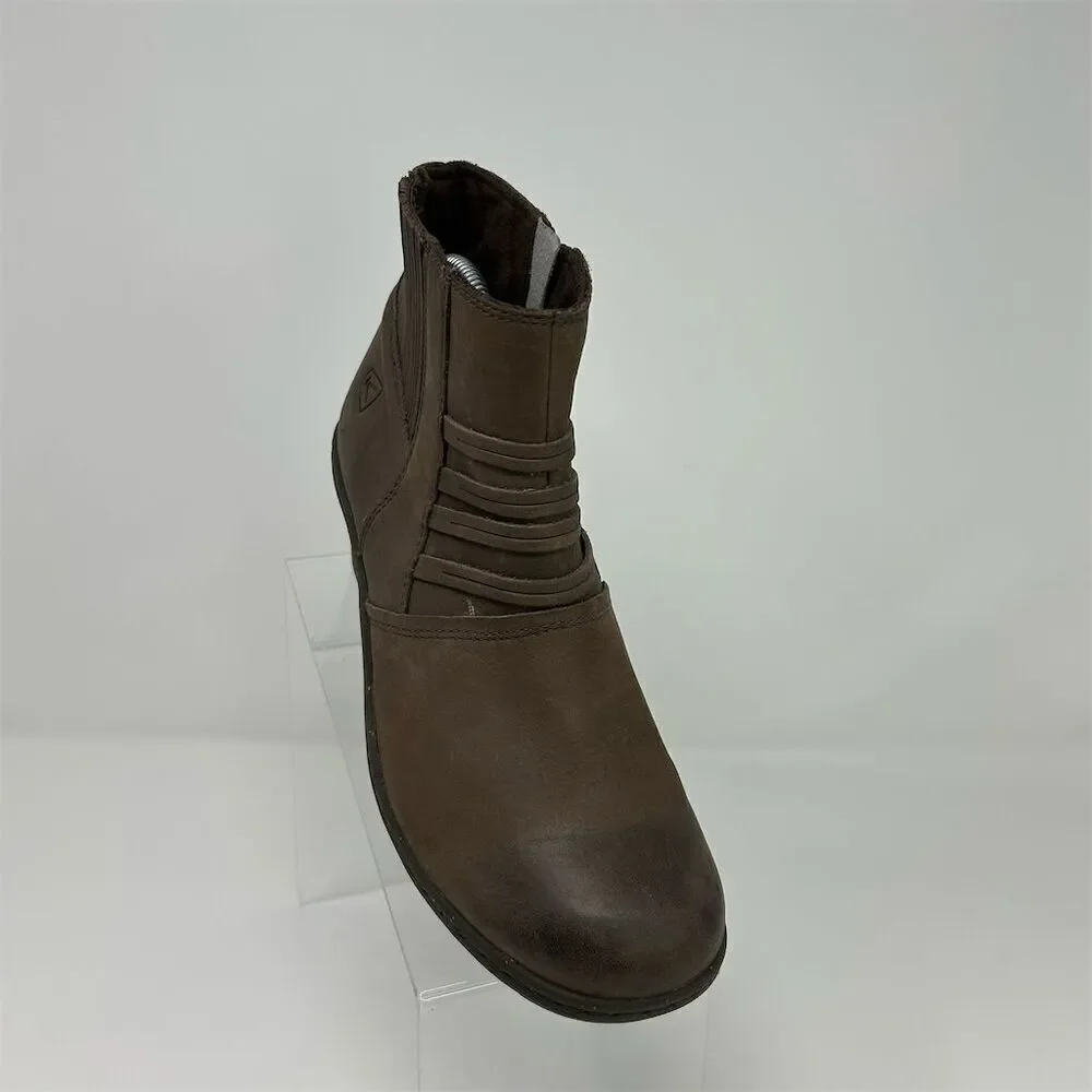 Keen Women's Zurich Brown Wedge Ankle Boots Size 9.5 Casual Comfort Fall